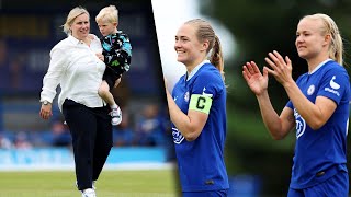 Chelsea W vs Arsenal W 20  Pernille Harder amp Magdalena Eriksson Signsoff at Kingsmeadow in Style [upl. by Rramal495]