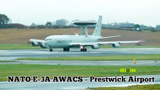 NATO Awacs  Prestwick Airport 2011 [upl. by Gatian177]