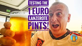 Surprising friends in Lanzarote and testing the 1 euro beer [upl. by Neerehs]