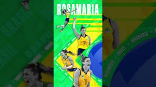 Rosamaria Montibeller rosamaria voleibol brasil [upl. by Leverick]