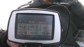 Polaris 800 X Beats Yamaha Apex in GPS top speed run [upl. by Artinek970]