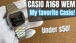 Casio A168WEM Review  Best Casio for Under 50 [upl. by Ashien]