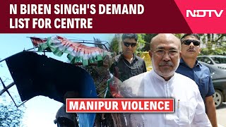 Manipur News Today  Manipur Chief Minister N Biren Singhs 8Point Demand List For Centre [upl. by Nazar]