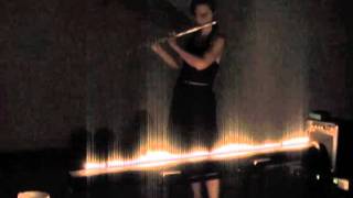 WAVES become MATTER Improvisation for Flute and Rubens Tube [upl. by Havener]