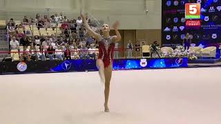 ZORKINA Yelyzaveta BLR CLUBS  3205  Apparatus Final  Crystal Rose [upl. by Spada113]