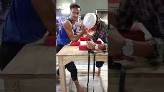 armwrestling shorts youtubeshorts 🤞💪 subscribe my channel 😎 [upl. by Aita]