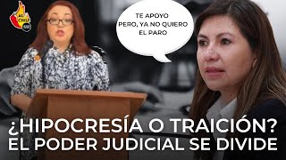 ¿Hipocresía o traición El Poder Judicial se divide [upl. by Nedarb]