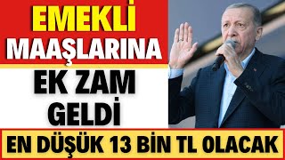 EMEKLÄ° SSK BAÄžKUR DUL YETÄ°M ENGELLÄ° MAAÅžLARINA Ã‡Ä°FTE ZAM BÃœYÃœK ZAM GELDÄ° MÃœJDEYÄ° ERDOÄžAN VERDÄ° [upl. by Amick]