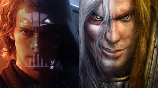 Comparing Anakin Skywalker Darth Vader amp Arthas Menethil Lich King [upl. by Rekab210]