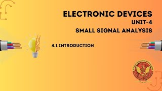 41 Introduction to Small Signal Analysis  EC304 [upl. by Nalo]