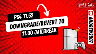 PS4 1152 DowngradeRevert To 1100 Jailbreak Testkit [upl. by Ellenar]