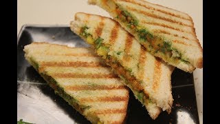 Jain Toast Sandwich  Jain Cuisine  Sanjeev Kapoor Khazana [upl. by Sorgalim789]