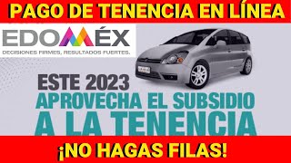 PAGO DE TENENCIA quotEN LÍNEAquot DE MOTO O CARRO ESTADO DE MÉXICO 2023  TRÁMITES  FÁCIL Y RÁPIDO SEMOVI [upl. by Hermes]