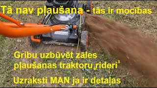 Gribu uzbūvēt zāles pļaušanas traktoru  mulčeri  frēzi  ja tev ir Rideru detaļas uzraksti man [upl. by Aisekal]