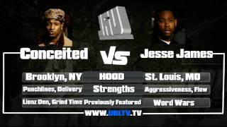 URL PRESENTS CONCEITED VS JESSE JAMES  URLTV [upl. by Vasquez335]