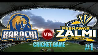 Don Bradman Cricket 14Karachi Kings vs Peshawar ZalmiPakistan Super League PSL [upl. by Olmsted]