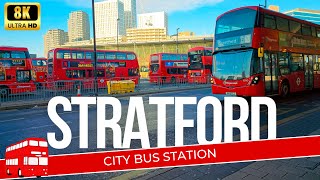 Stratford City Bus Station in 8K [upl. by Beltran]