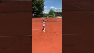 Karla Kochta Next tennis Champion 😅🤩🏆 tennispro tennis tenniskids [upl. by Leighland]