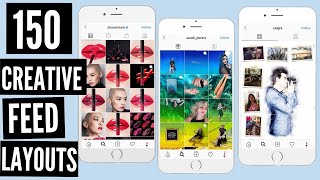 150 creative instagram feed layouts in 400 seconds [upl. by Leihcar555]