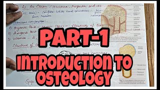 INTRODUCTION TO OSTEOLOGY  PART1 OF PART 3  what is osteology  what is BONE and OSTEON [upl. by Thorley]