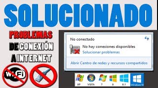 Solucionar Problemas de Conexión WIFI y ETHERNET en Windows 7 8 81 y 10  Fácil y Rápido [upl. by Ecertap490]