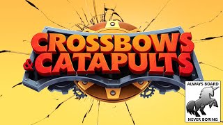 Restoration Games Launching Crossbows and Catapults Kickstarter News amp a Review of Battleground [upl. by Loralyn]