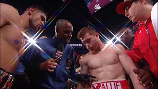 CANELO ALVAREZ MEXICO vs AMIR KHAN UK KO FIGHT [upl. by Winshell]