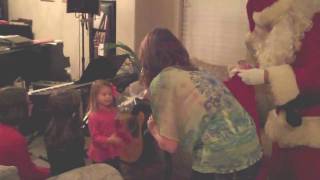 Santa Visits Calkins House  Dec 2009mov [upl. by Naerb20]