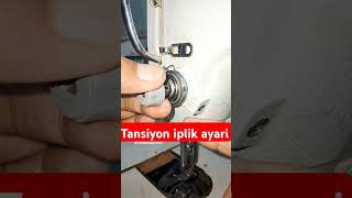 Tekstil dikiş makinası nda ip tansiyon ayarı tekstil dikis makinsinda ip tansiyon ayari [upl. by Ahseral]