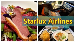 Starlux Airlines JX 1 A350900 Business LAXTPE  星宇航空JX 1 洛杉磯到台北 A350900 商務艙 [upl. by Emelen37]