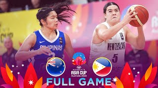 New Zealand v Philippines  Full Basketball Game  FIBA Womens Asia Cup 2023  Division A [upl. by Sophy]