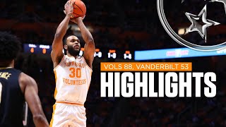 HIGHLIGHTS Vols 88 Vanderbilt 53 Feb 17 2024 [upl. by Akissej629]