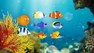 Count The Fishes Nursery Rhymes  Learn 110 Numbers  Rhymes4Kids TV  PowerDirector Animation [upl. by Nnaaras]