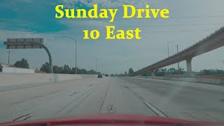 Interstate 10 East Freeway Sunday Drive 102724 [upl. by Cy]