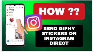 How to send GIPHY stickers on Instagram Direct [upl. by Anikat]