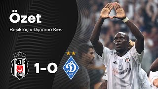 Beşiktaş 10 Dinamo Kiev  UEFA Konferans Ligi Özet [upl. by Balcer]