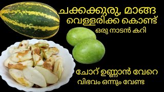 Veg curryചക്കക്കുരുപച്ചമാങ്ങ വെള്ളരിക്ക കൊണ്ടൊരു നാടൻ കറി Vellarikka curryJackfruit Seed curry [upl. by Sutelc113]