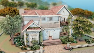 tartosa family home ☀️  the sims 4 speed build  part one exterior  no cc [upl. by Costa]