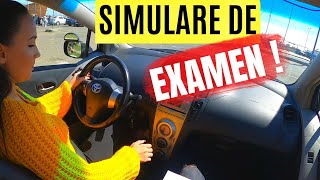 0 Puncte de penalizare la Examenul Real și 11 puncte la Simulare  Simulare examen auto categoria B [upl. by Siouxie]