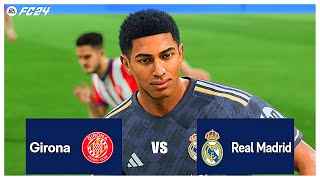 EA FC 24  Girona vs Real Madrid  Intense La Liga 202425 Gameplay [upl. by Nivlem425]