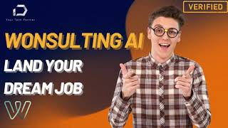 Wonsulting AI  Unlock Job Opportunities with WonsultingAI [upl. by Resee]