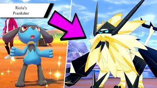 RIOLU Makes Dusk Mane Necrozma DESTROY Groudon [upl. by Vokaay]