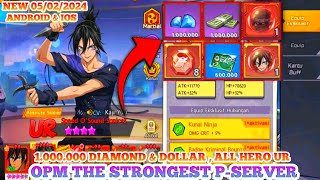 New 🔥 OPM The Strongest Private Asia Server  1M Diamond amp 1M Dollar Funds  2 UR  LV 99 [upl. by Ilrak]