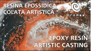 Resina Epossidica Colorata  Colata Artistica  Tutorial Applicazione [upl. by Nemzaj]