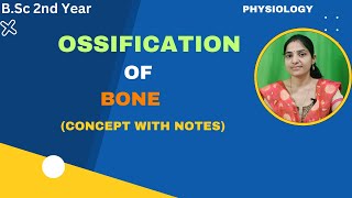 Ossification of bone BSc 2nd YearDevelopment of boneIntramembranousendochondral ossifications [upl. by Akemahc]