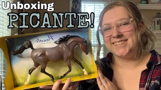 Unboxing Picante New LIMITED EDITION Flagship Store Only Breyer Model Horse [upl. by Halehs]