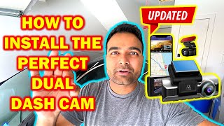 HOW TO Install a Front and Rear Dash Cam UPDATED Complete Guide [upl. by Suehtomit]