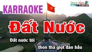 Đất Nước Karaoke  Beat Chất Lượng Cao  Nhạc Sống Thanh Ngân [upl. by Keith]