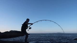 Fishing the South Coast rocks for huge fish [upl. by Masao]