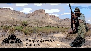 The Levergun Bum Field Review TurtleSkin SnakeArmor Gaiters [upl. by Peyter933]